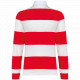 Polo rugby a righe maniche lunghe unisex K285 Kariban