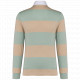 Polo rugby a righe maniche lunghe unisex K285 Kariban