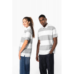Polo rugby a righe maniche corte unisex K286 Kariban