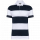 Polo rugby a righe maniche corte unisex K286 Kariban