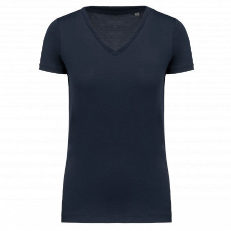 T-shirt donna Supima® scollo a V manica corta K3003 Kariban