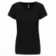 T-shirt donna maniche corte con collo a V K3015 Kariban