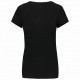 T-shirt donna maniche corte con collo a V K3015 Kariban