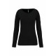 T-shirt donna maniche lunghe girocollo K3017 Kariban