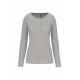 T-shirt donna maniche lunghe girocollo K3017 Kariban