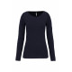T-shirt donna maniche lunghe girocollo K3017 Kariban