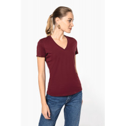 T-shirt donna BIO150 scollo a V K3029ORG Kariban