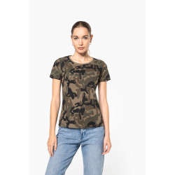 T-shirt mimetica donna maniche corte K3031 Kariban