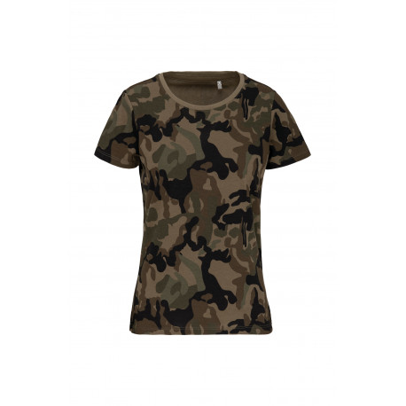 T-shirt mimetica donna maniche corte K3031 Kariban