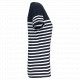 T-shirt donna in stile marinaro Bio girocollo K3034 Kariban