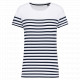 T-shirt donna in stile marinaro Bio girocollo K3034 Kariban