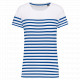 T-shirt donna in stile marinaro Bio girocollo K3034 Kariban