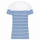 T-shirt donna in stile marinaro Bio girocollo K3034 Kariban