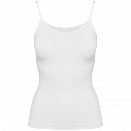 Canotta donna ecosostenibile senza cuciture spalline sottili K3042 Kariban