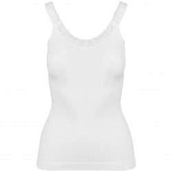 Canotta ecosostenibile senza cuciture con pizzo K3043 Kariban