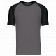 T-shirt baseball manica corta bicolore K330 Kariban