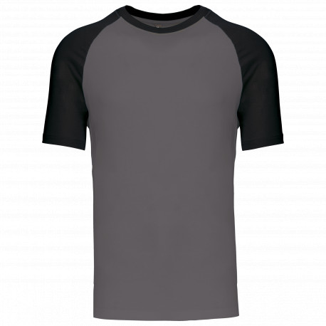 T-shirt baseball manica corta bicolore K330 Kariban