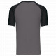 T-shirt baseball manica corta bicolore K330 Kariban