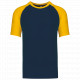 T-shirt baseball manica corta bicolore K330 Kariban