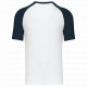 T-shirt baseball manica corta bicolore K330 Kariban