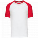 T-shirt baseball manica corta bicolore K330 Kariban