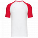 T-shirt baseball manica corta bicolore K330 Kariban