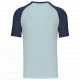 T-shirt baseball manica corta bicolore K330 Kariban
