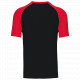 T-shirt baseball manica corta bicolore K330 Kariban