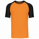 T-shirt baseball manica corta bicolore K330 Kariban