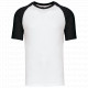 T-shirt baseball manica corta bicolore K330 Kariban