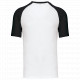 T-shirt baseball manica corta bicolore K330 Kariban