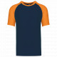 T-shirt baseball manica corta bicolore K330 Kariban