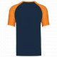 T-shirt baseball manica corta bicolore K330 Kariban