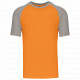 T-shirt baseball manica corta bicolore K330 Kariban