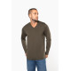 T-shirt uomo manica lunga scollo a V K358 Kariban