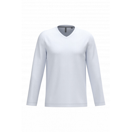 T-shirt uomo manica lunga scollo a V K358 Kariban