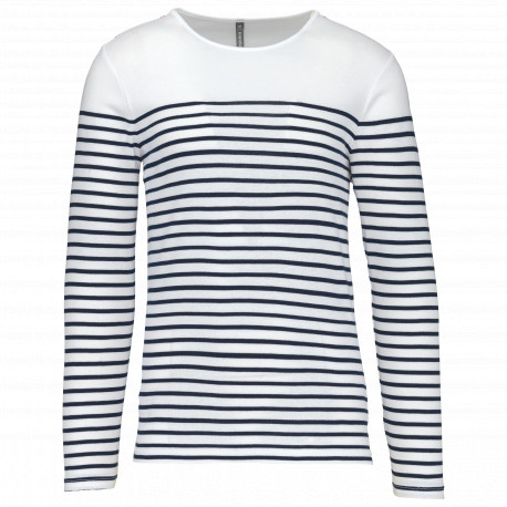 Maglia uomo alla marinara Breton manica lunga K366 Kariban
