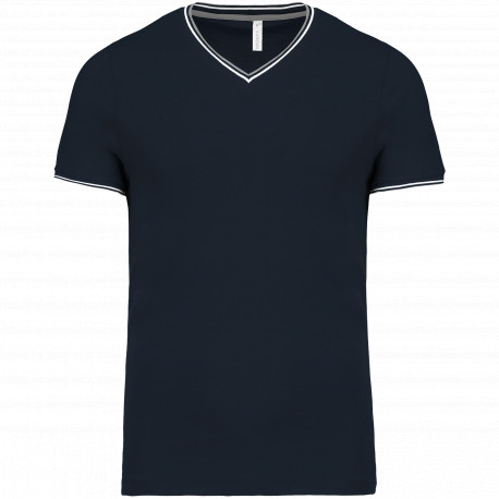 T-shirt piqué uomo scollo a V K374 Kariban