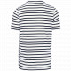 T-shirt manica corta a righe stile marinaio con tasca K378 Kariban