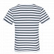 T-shirt bambino manica corta a righe stile marinaio con tasca K379 Kariban