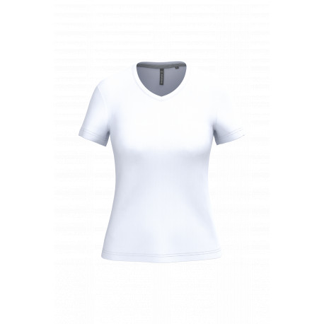T-shirt donna manica corta scollo a V K381 Kariban