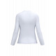 T-shirt donna manica lunga scollo a V K382 Kariban