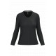 T-shirt donna manica lunga scollo a V K382 Kariban