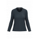 T-shirt donna manica lunga scollo a V K382 Kariban