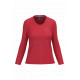 T-shirt donna manica lunga scollo a V K382 Kariban