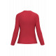 T-shirt donna manica lunga scollo a V K382 Kariban