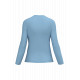 T-shirt donna manica lunga scollo a V K382 Kariban
