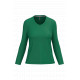 T-shirt donna manica lunga scollo a V K382 Kariban