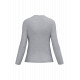 T-shirt donna manica lunga scollo a V K382 Kariban