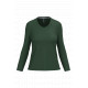 T-shirt donna manica lunga scollo a V K382 Kariban